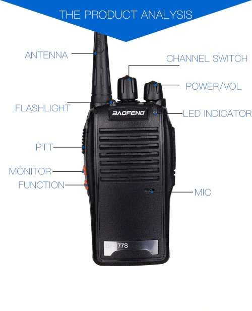 Baofeng Portable Two Way Radio, BF - 777S