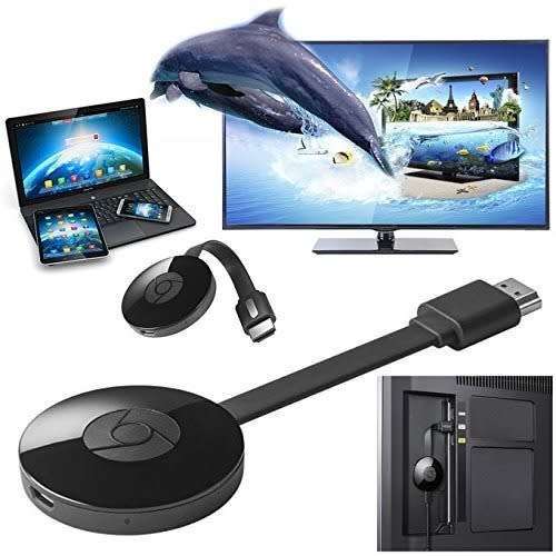 Chromecast Video Streaming Dongle Video Stream Movies, Games From Your Phone,PC To Your TV Projector
