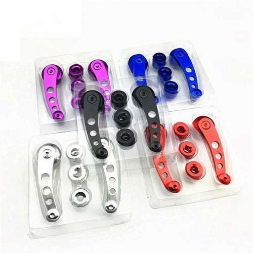 Universal Car Window Handle Aluminum Alloy 2Pcs