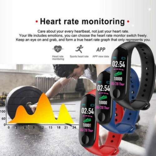 Smart Watch With Fitness Tracker, Heart Rate, Activity Tracker  - Waterproof