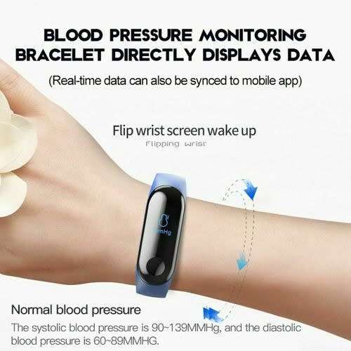 Smart Watch With Fitness Tracker, Heart Rate, Activity Tracker  - Waterproof