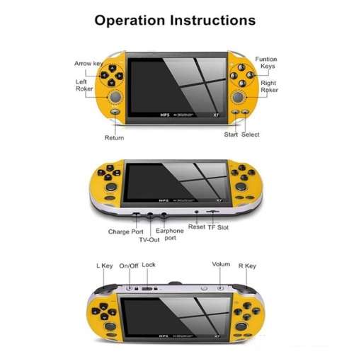 X7 Handheld Game Console