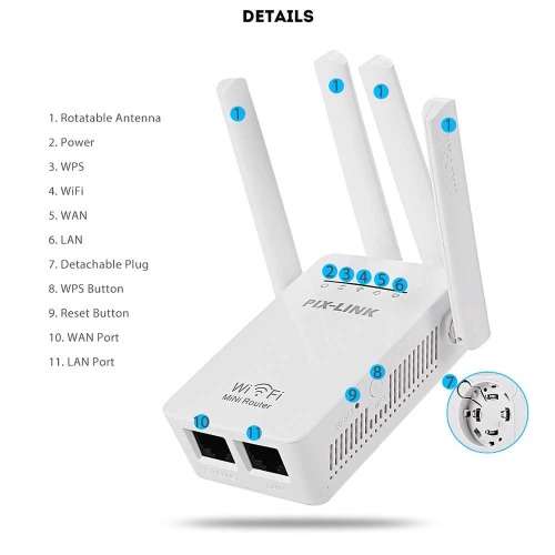 Generic Wireless WiFI Range Extender - Double the coverage of your WiFi with ease