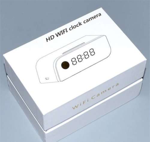 Alarm Clock with Hidden 1080P Camera And Wifi Connect. Security Motion Detection