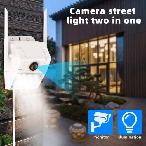 Outdoor Wifi Camera With Night Vision Camera And LED Motion Sensor