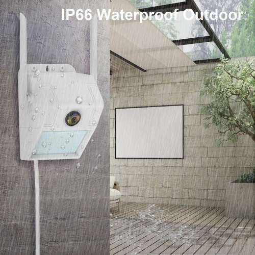 Outdoor Wifi Camera With Night Vision Camera And LED Motion Sensor