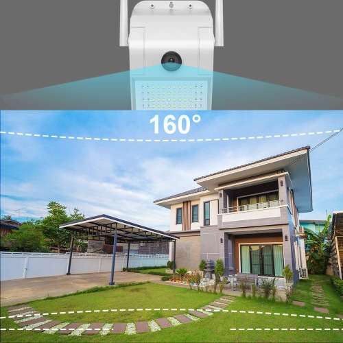 Outdoor Wifi Camera With Night Vision Camera And LED Motion Sensor