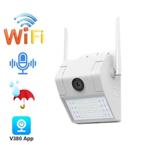 Outdoor Wifi Camera With Night Vision Camera And LED Motion Sensor