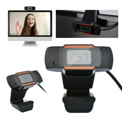 USB 2.0 Computer Camera Live Webcam HD 720P with Microphone