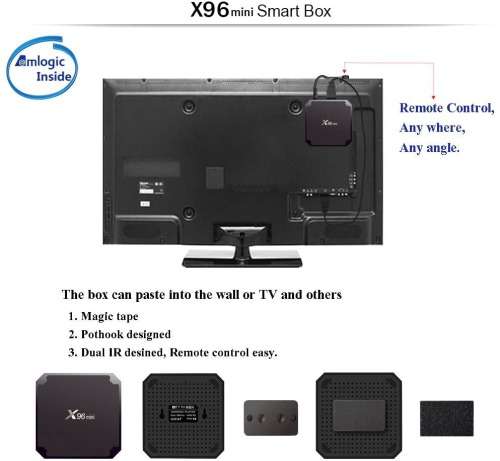X96 Mini Android TV Box 2GB RAM 16GB ROM UHD 4K Supports 3D WiFi