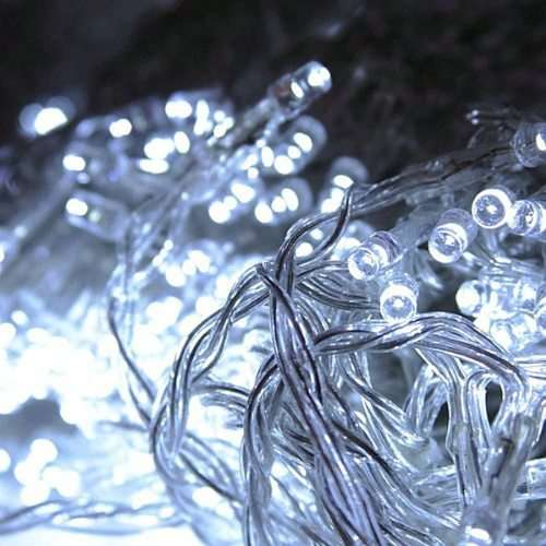 100 LED White Christmas/Party Lights - 10m Long