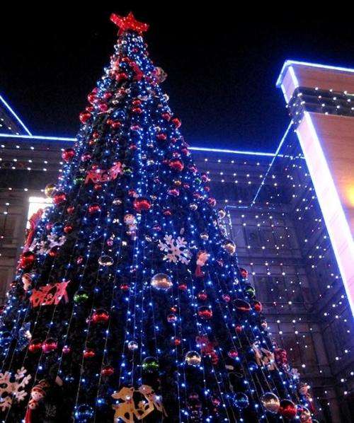 100 LED Blue Christmas/Party Lights - 10m Long