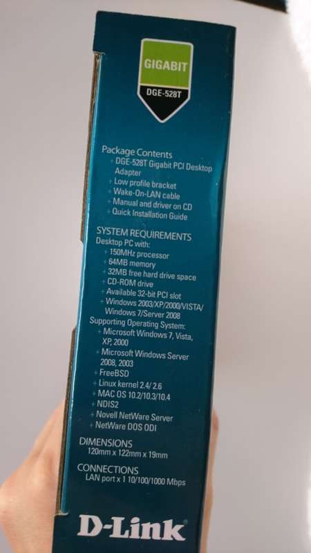 D-Link Gigabit PCI Desktop Adapter (DGE-528T)