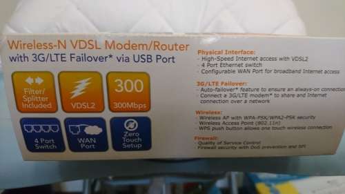Wireless-N VDSL Modem/Router (TG588v)