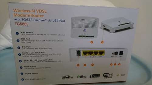 Wireless-N VDSL Modem/Router (TG588v)