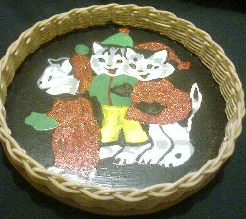 Kitten X-mas Carrol - tray