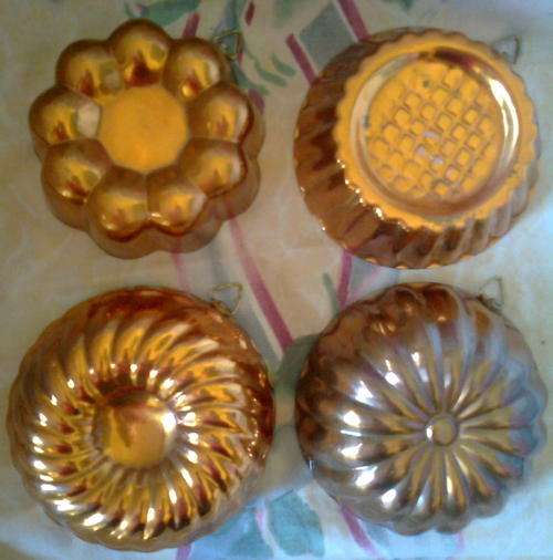 Collectable aluminuim jelly moulds