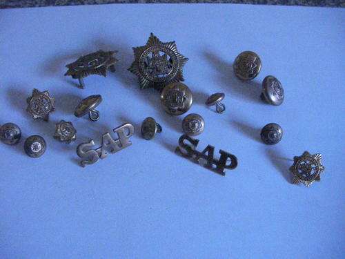 Pre 1993 collection of badges with old 'shield' on - FREE GIFT