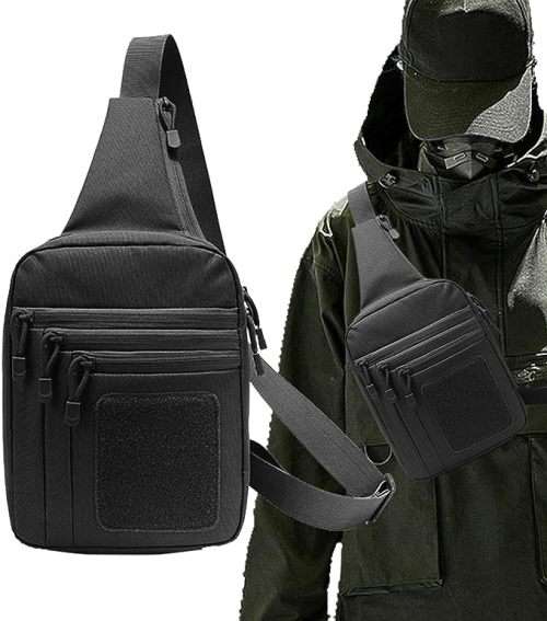 Multi-Pocket Waterproof Chest Bag For Casual Travel
