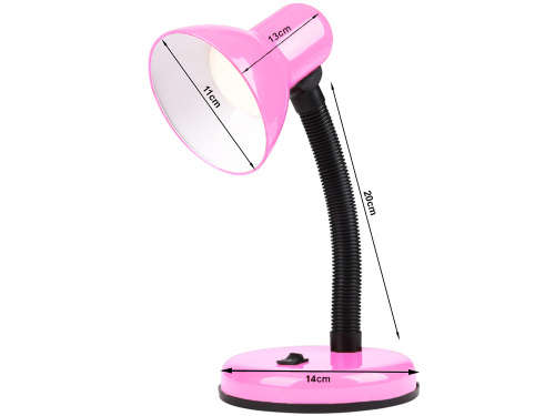 Adjustable school desk lamp nightstand
