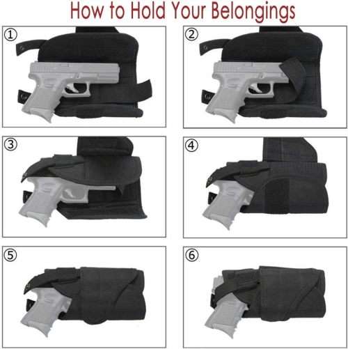 Left and Right Hand Adjustable Universal Waterproof Pistol/Stock Fixed Leg Thigh Holster Pocket Hold