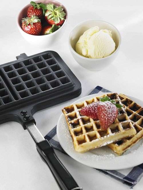 Household Waffle Pancake Maker Mold Pan Double Sided Non Stick Waffle Baking