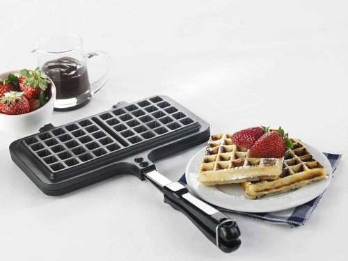 Household Waffle Pancake Maker Mold Pan Double Sided Non Stick Waffle Baking