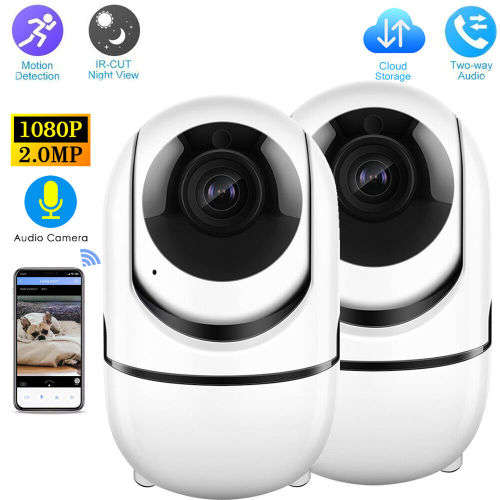 1080P Wireless WiFi Indoor Surveillance Camera with Night Vision Motion Detection