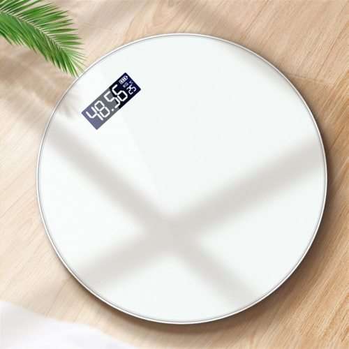 Round Tempered Glass LED Digital Weight Scale Electronic Scale Bath Scale
