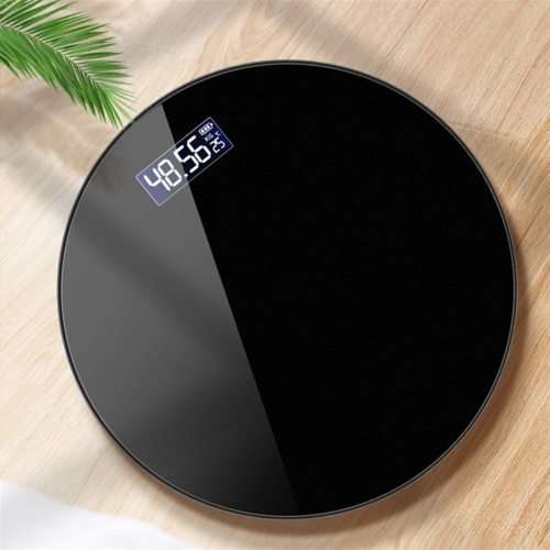 Round Tempered Glass LED Digital Weight Scale Electronic Scale Bath Scale