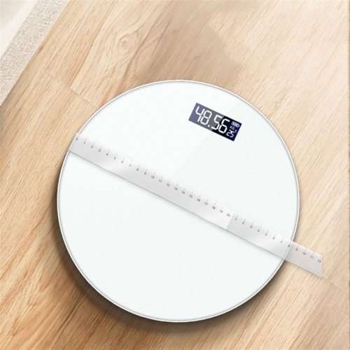Round Tempered Glass LED Digital Weight Scale Electronic Scale Bath Scale