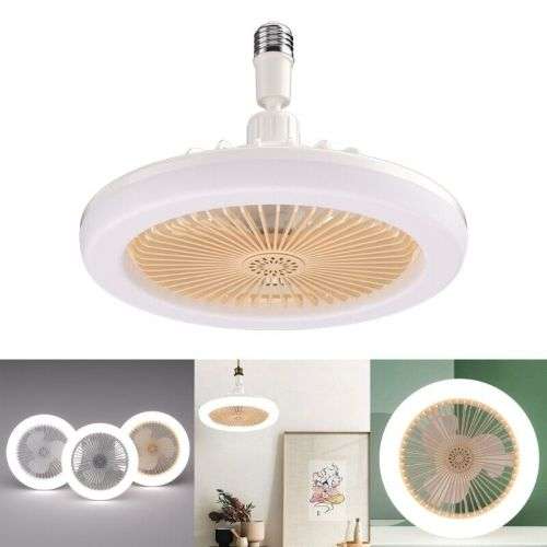 360° Rotation LED Ceiling Light with Fan 6500K