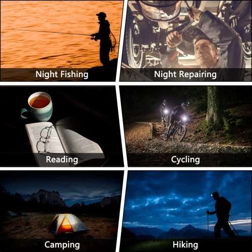 Mini COB Flashlight 500 High Lumens Rechargeable Keychain, 4 Light Modes, with Foldable Stand