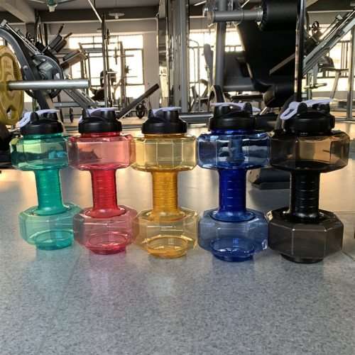 Dumbbell Set Gym Running Water Dumbbell Sports Water Bottle Large Capacity