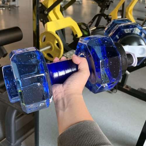 Dumbbell Set Gym Running Water Dumbbell Sports Water Bottle Large Capacity