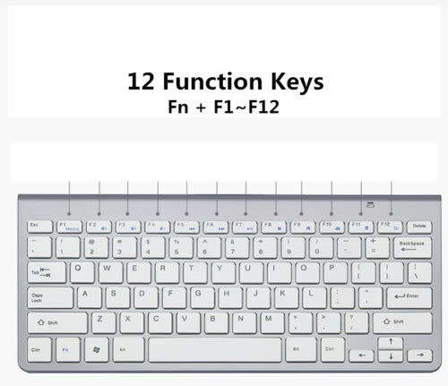 Ultra-thin Wireless 2.4GHz Keyboard + Mouse Set For ApplePC Windows 7/10 /XP