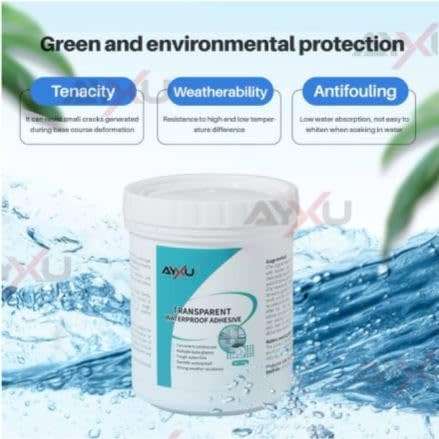 Transparent Waterproof Glue 300g With Brush For Leak-Proof Windows And Roof Leak-Proof