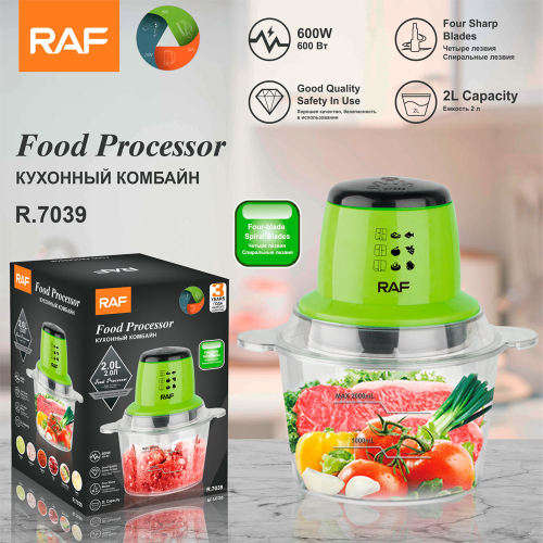 Meat Processor Electric Stainless Steel 2 L Kitchen Mixer Blender And Blade