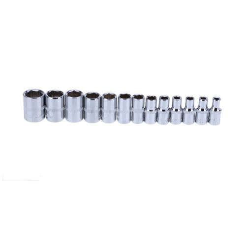 46 Pieces 1/4 Inch Socket Set Auto Repair Tools Ratchet Wrench Combo Tool Kit