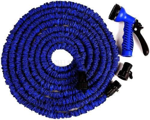 Expandable Magic Hose Flexible Water Pipe Garden DIY Spray Gun 15m 50ft