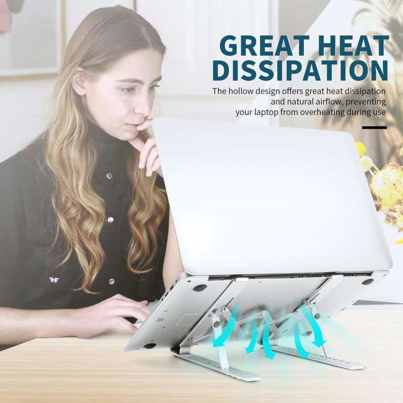 Aluminum Laptop Stand, Portable Adjustable Computer Stand