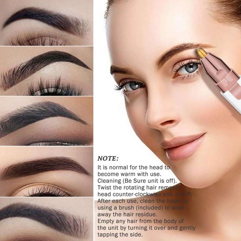 USB Rechargeable Eyebrow Trimmer for Eyebrows and Eyebrows