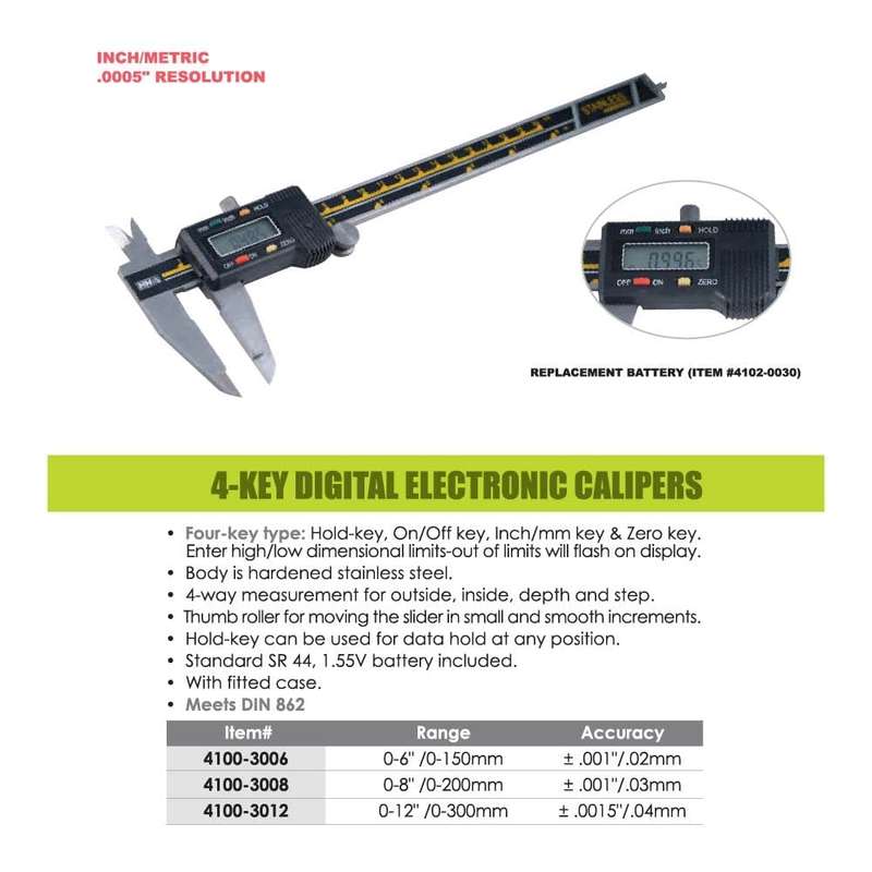 Caliper Vernier Gauge Precision 0-150mm 6inch Digital