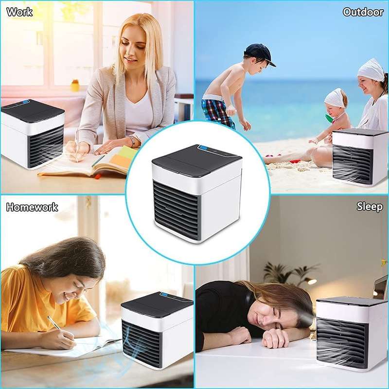 Portable Air Conditioner Fan Cooler, Ultra Quiet Clean Water Air Conditioning Unit