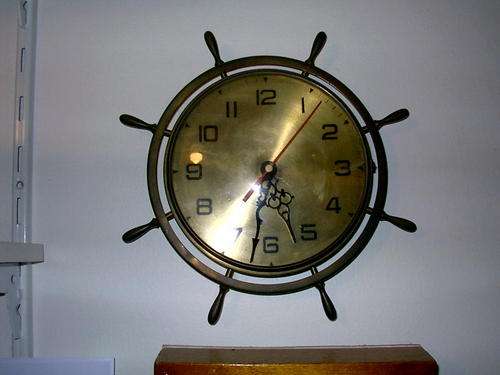 Beautiful brass feature clock
