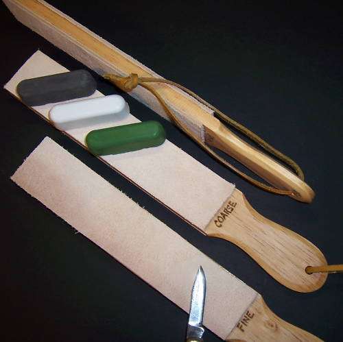 Leather Strop LARGE 2 Sided