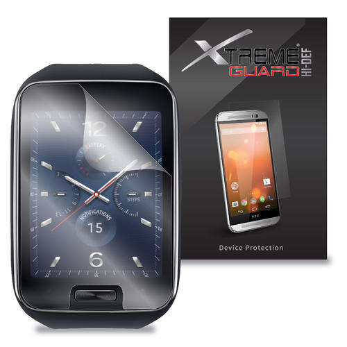 HD XtremeGuard HI-DEF Screen Protector Skin For Samsung Gear S Smartwatch