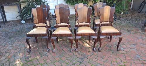 Imbuia Ball and Claw Dining Chairs