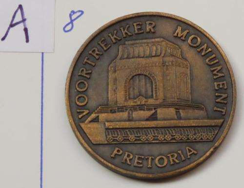 Brass Voortrekker Monument Medallion