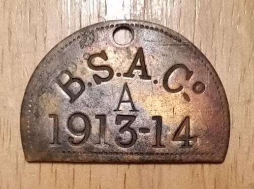 British South Africa Company (B.S.A.Co) Hut Tax Token - 1913/14 - Male